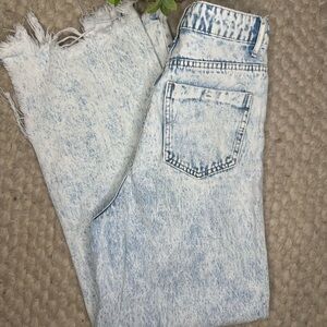 SHEIN Acid Wash Denim Jeans